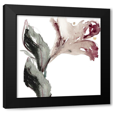 Muted Blooms I Black Modern Wood Framed Art Print with Double Matting by Loreth, Lanie