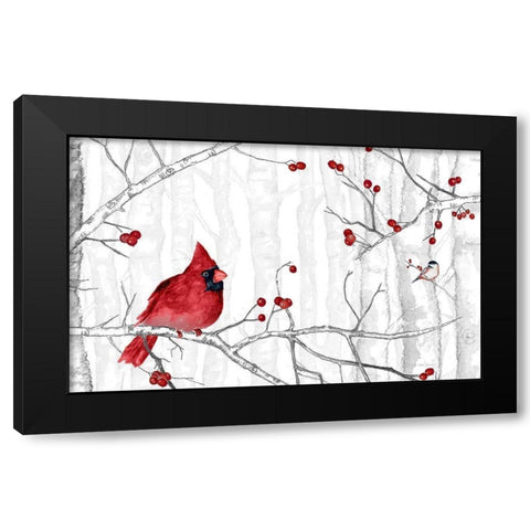 Holiday Tales Rectangle Black Modern Wood Framed Art Print by Gaynor, Janice