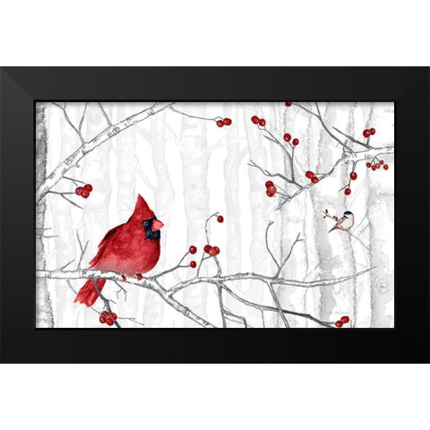 Holiday Tales Rectangle Black Modern Wood Framed Art Print by Gaynor, Janice