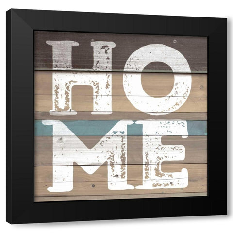 Home Black Modern Wood Framed Art Print with Double Matting by SD Graphics Studio