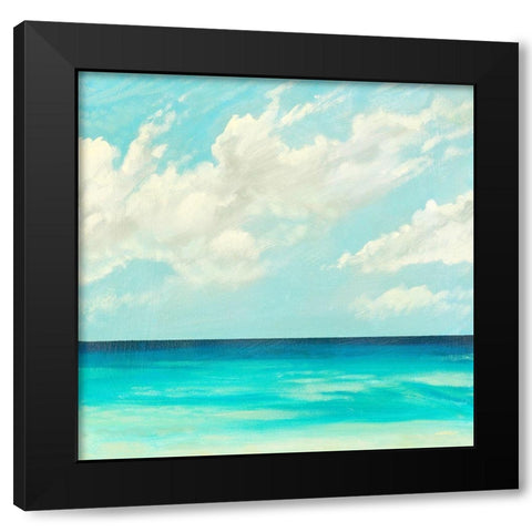 Still Waters Black Modern Wood Framed Art Print by Meneely, Dan