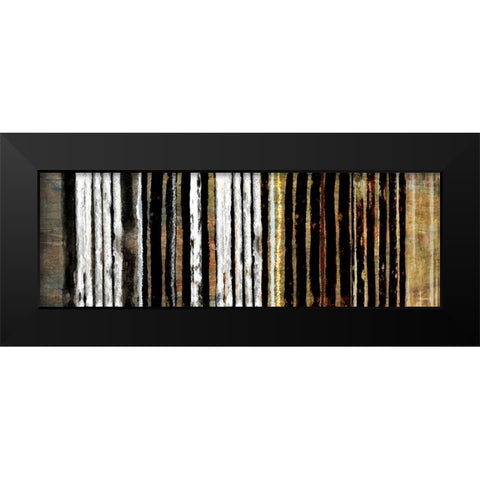Vertical Horizon II Black Modern Wood Framed Art Print by Meneely, Dan