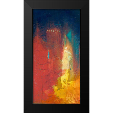 Summer Set II Black Modern Wood Framed Art Print by Meneely, Dan