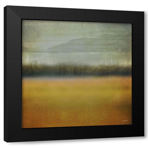 Loon Lake I Black Modern Wood Framed Art Print with Double Matting by Meneely, Dan