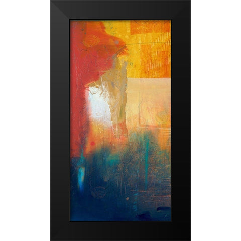Summer Set I Black Modern Wood Framed Art Print by Meneely, Dan