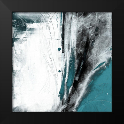Hailstorm Black Modern Wood Framed Art Print by Meneely, Dan