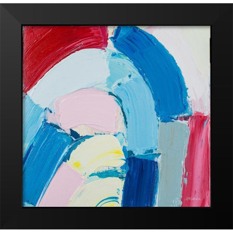 Rounabout II Black Modern Wood Framed Art Print by Coolick, Ann Marie