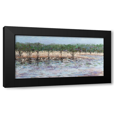 Near SThe Stream Black Modern Wood Framed Art Print with Double Matting by Coolick, Ann Marie