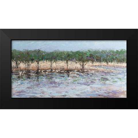 Near SThe Stream Black Modern Wood Framed Art Print by Coolick, Ann Marie