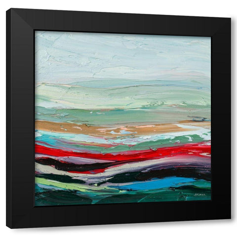 Drift Away Black Modern Wood Framed Art Print by Coolick, Ann Marie