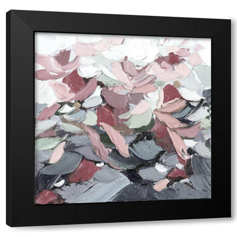 Moody Internodes Black Modern Wood Framed Art Print with Double Matting by Coolick, Ann Marie