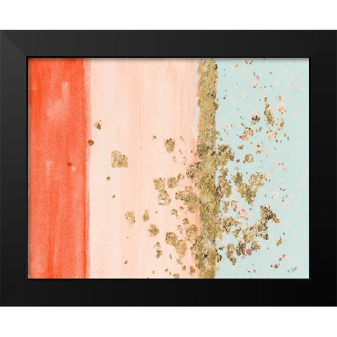 Vibrant Festival Black Modern Wood Framed Art Print by Pinto, Patricia