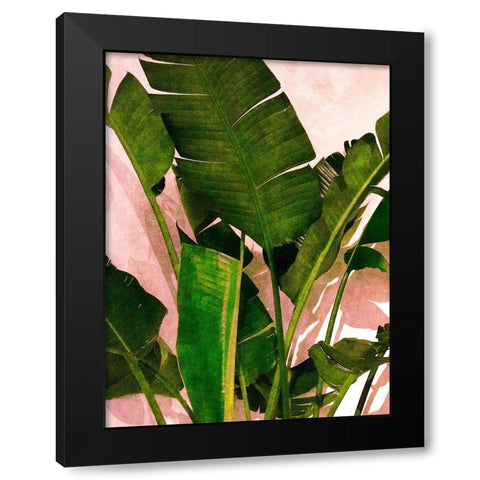 Emerald Palm Black Modern Wood Framed Art Print by Navas, Emily