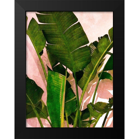 Emerald Palm Black Modern Wood Framed Art Print by Navas, Emily
