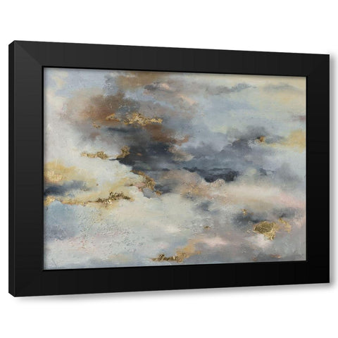 A Light in the Dark Black Modern Wood Framed Art Print with Double Matting by Pinto, Patricia