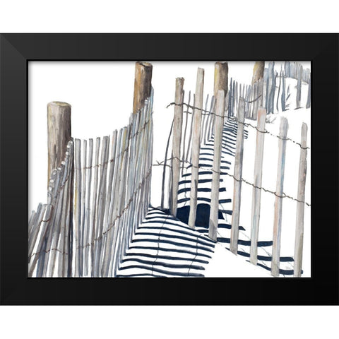 Shadows Of Paradise Black Modern Wood Framed Art Print by Pinto, Patricia