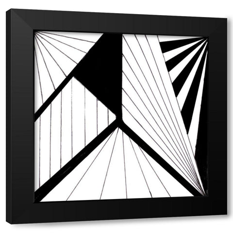Retroscape Black Modern Wood Framed Art Print by Wilson, Kali