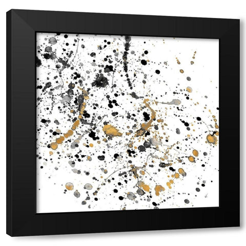 Insomnia Square I Black Modern Wood Framed Art Print by Wilson, Kali