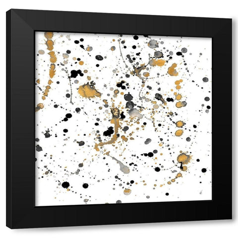 Insomnia Square II Black Modern Wood Framed Art Print by Wilson, Kali