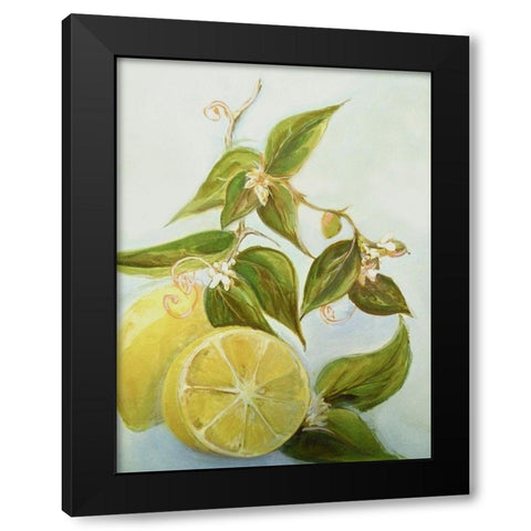 Pucker Up I Black Modern Wood Framed Art Print by Diannart