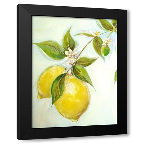 Pucker Up II Black Modern Wood Framed Art Print by Diannart