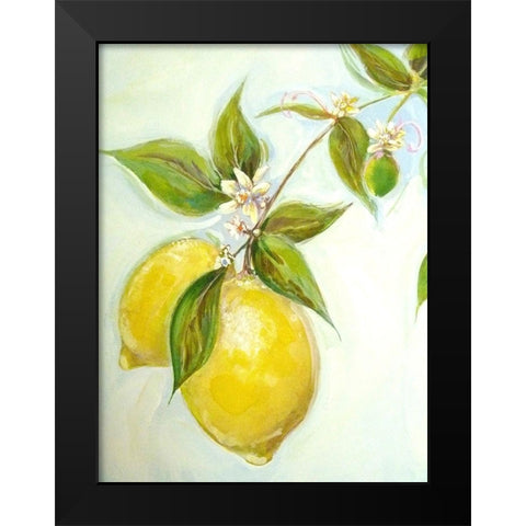 Pucker Up II Black Modern Wood Framed Art Print by Diannart