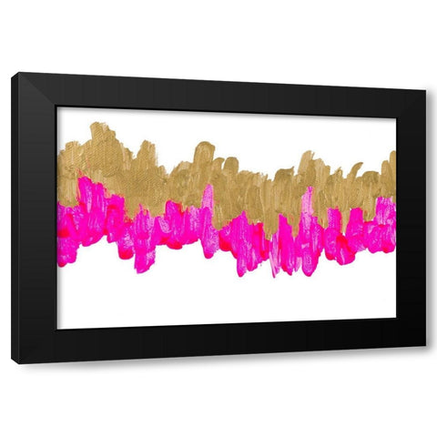 Bright Wavelength Black Modern Wood Framed Art Print with Double Matting by Bryant, Susan