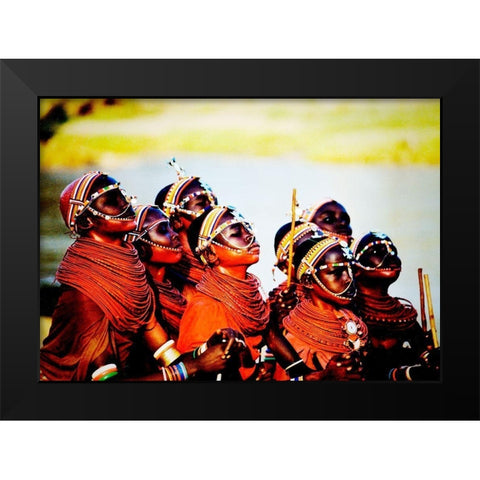 Lead the Way Black Modern Wood Framed Art Print by Mansfield, Kathy