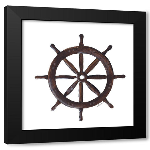 To the Sea II Black Modern Wood Framed Art Print by Edwins, Hugo
