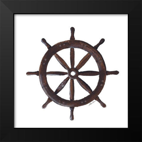 To the Sea II Black Modern Wood Framed Art Print by Edwins, Hugo
