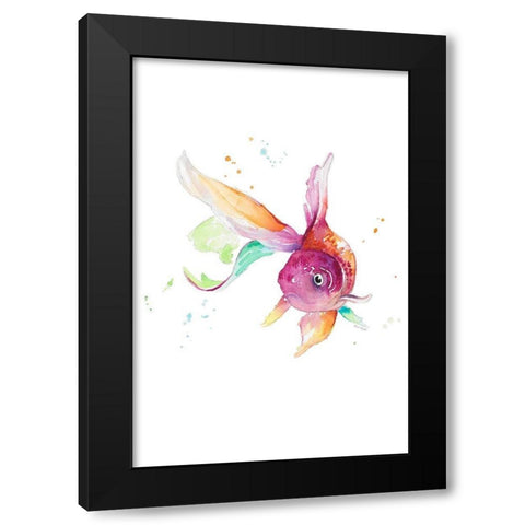 Fin-Tastic II Black Modern Wood Framed Art Print with Double Matting by Loreth, Lanie