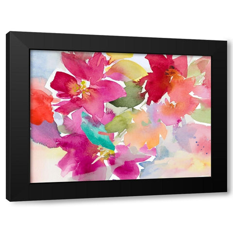 Fresh Summer Shades Black Modern Wood Framed Art Print by Loreth, Lanie