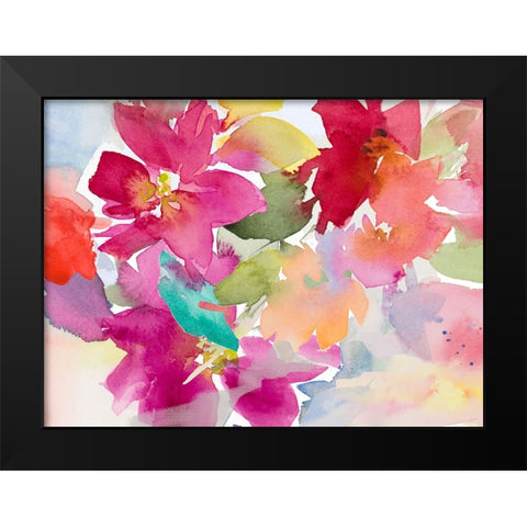 Fresh Summer Shades Black Modern Wood Framed Art Print by Loreth, Lanie