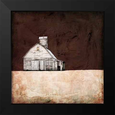 Neutral Brown Farm Black Modern Wood Framed Art Print by Mabat, Ynon