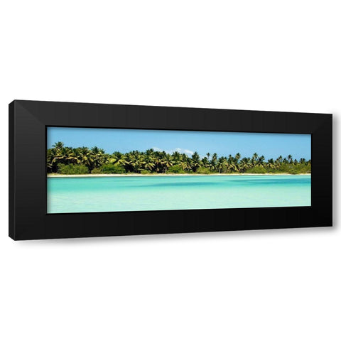 Tropical Pardise Black Modern Wood Framed Art Print by Navas, Emily