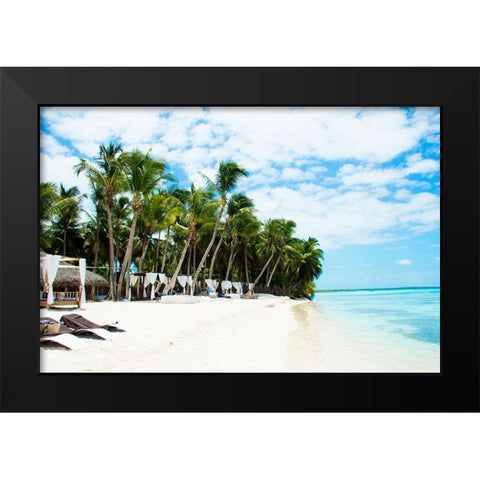 Baja Breezes Black Modern Wood Framed Art Print by Navas, Emily