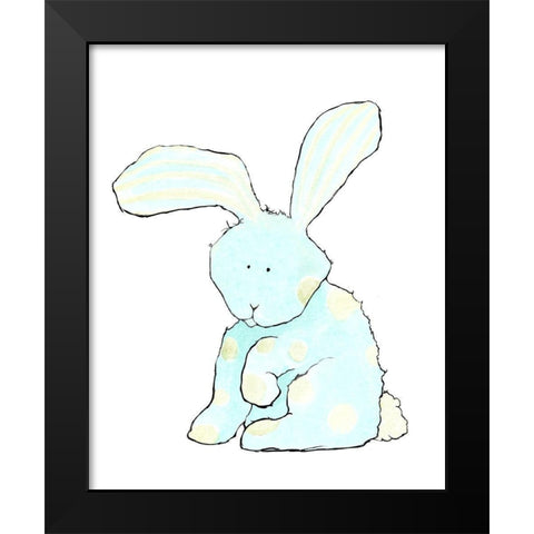 Soft and Fluffy Black Modern Wood Framed Art Print by Diannart