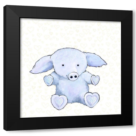 Every Hearts a Hug I Black Modern Wood Framed Art Print with Double Matting by Diannart