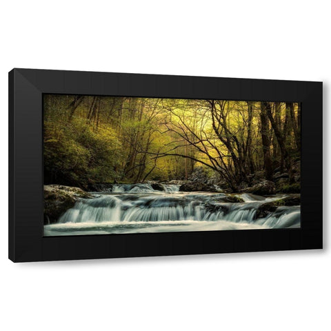 Tremont at Sunrise Black Modern Wood Framed Art Print by Amos, Andy