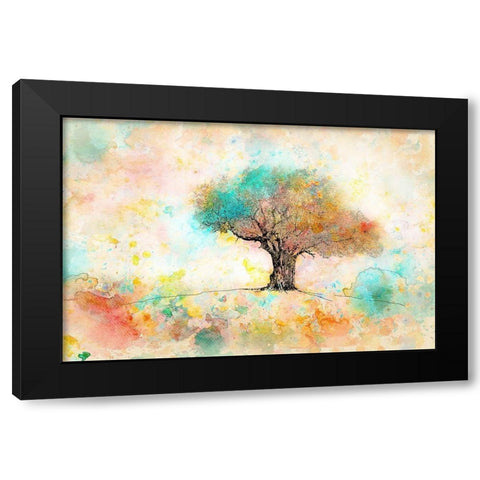 Citrus Tree Black Modern Wood Framed Art Print with Double Matting by Mabat, Ynon