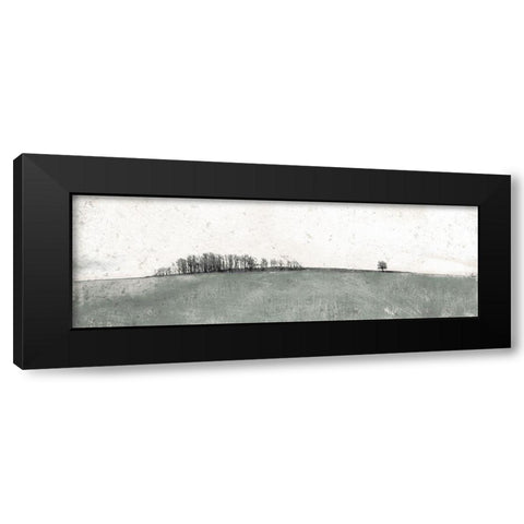 Muted Distant Trees Black Modern Wood Framed Art Print with Double Matting by Mabat, Ynon