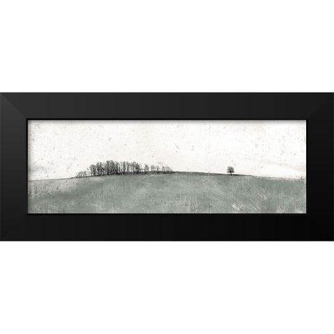 Muted Distant Trees Black Modern Wood Framed Art Print by Mabat, Ynon