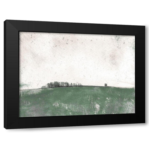 Distant Trees Black Modern Wood Framed Art Print with Double Matting by Mabat, Ynon