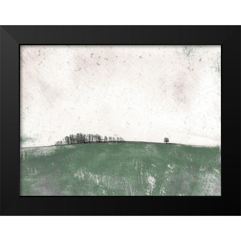 Distant Trees Black Modern Wood Framed Art Print by Mabat, Ynon