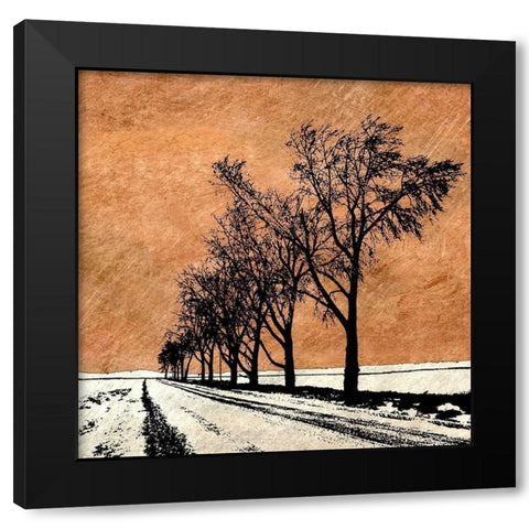 Minimalist Dream Black Modern Wood Framed Art Print by Mabat, Ynon