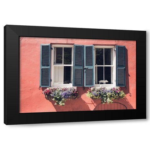 Window Charm Black Modern Wood Framed Art Print with Double Matting by Bill Carson Photography