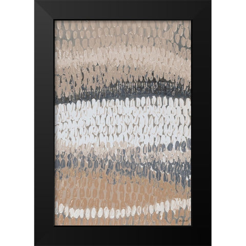 Neutral Sway II Black Modern Wood Framed Art Print by Loreth, Lanie
