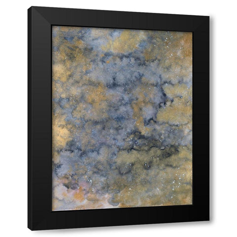 Metallic Space Black Modern Wood Framed Art Print with Double Matting by Bucheli, Amaya