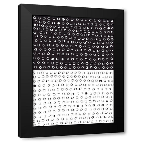 Vice Versa Black Modern Wood Framed Art Print by Bucheli, Amaya