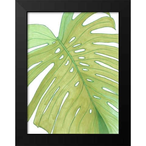 Eco Friendly Palm Black Modern Wood Framed Art Print by Bucheli, Amaya